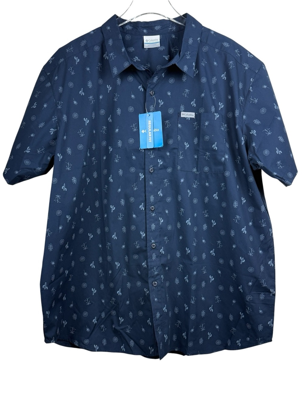 Columbia Roger's Peak Short Sleeve Shirt Men’s Size 2X NWT MSRP $50